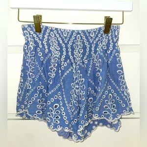 Olivaceous Embroidered Shorts!